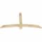 Ekena Millwork Bellingham Rough Sawn Timber Gable Bracket, Douglas Fir, 60"W x 32"H x 2"D x 4"F, 13/12 Pitch GBW060X32X0204BEL00RDF - alternate 4